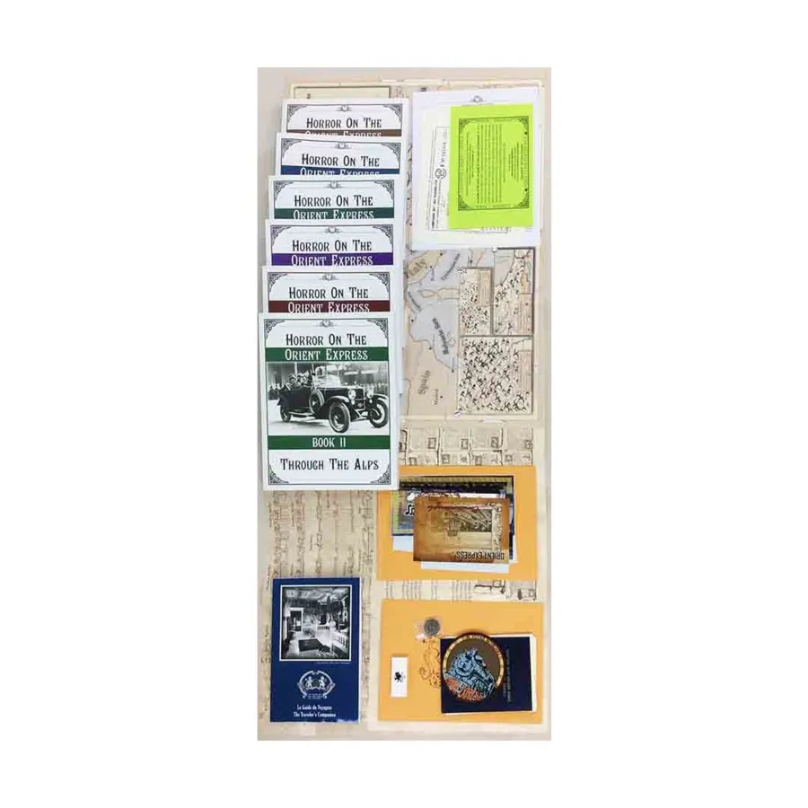 Бокс-сет Horror on the Orient Express (2nd Edition, Kickstarter Edition), Call of Cthulhu - Adventures & Modules (Chaosium 5.6-6th Editions)
Бокс-сет Horror on the Orient Express (2nd Edition, Kickstarter Edition), Call of Cthulhu - Adventures & Modules (Chaosium 5.6-6th Editions)