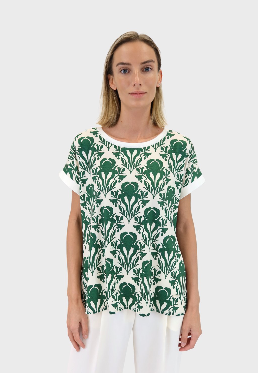 Футболка с принтом NAULOVER, зеленый 
Футболка с принтом NAULOVER, зеленый