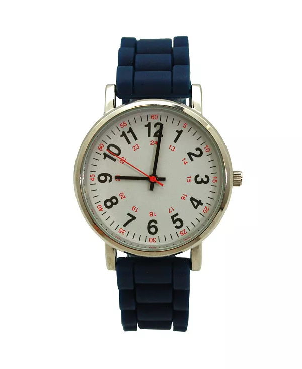 Женские часы с тёмно-синими силиконовыми циферблатами и яркими цифрами Olivia Pratt, navy
Женские часы с тёмно-синими силиконовыми циферблатами и яркими цифрами Olivia Pratt, navy