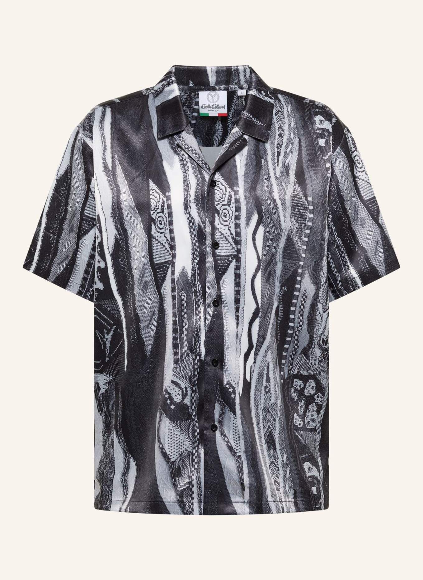 Рубашка с трикотажным принтом egetmann Carlo Colucci, черный
Рубашка с трикотажным принтом egetmann Carlo Colucci, черный