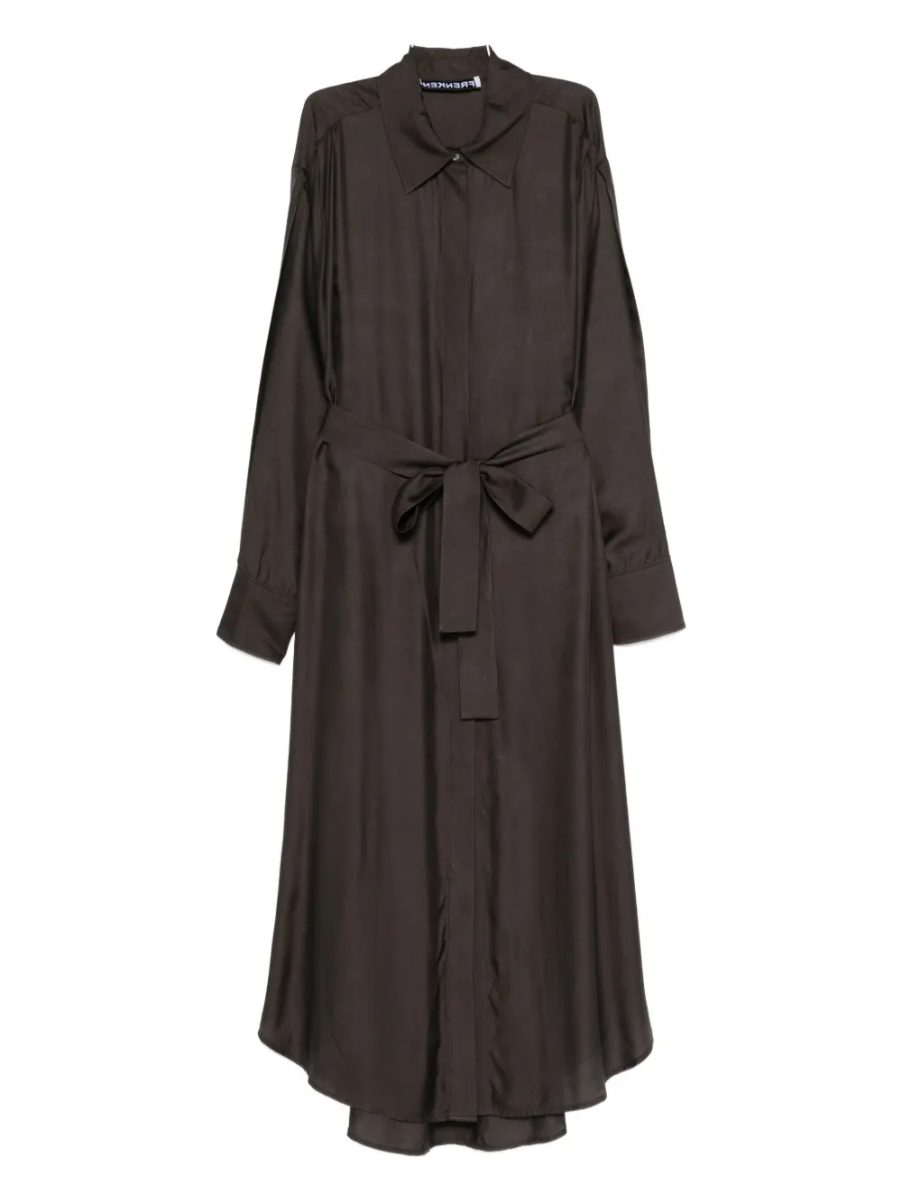 Платье-рубашка с поясом Frenken, коричневый
Платье-рубашка с поясом Frenken, коричневый