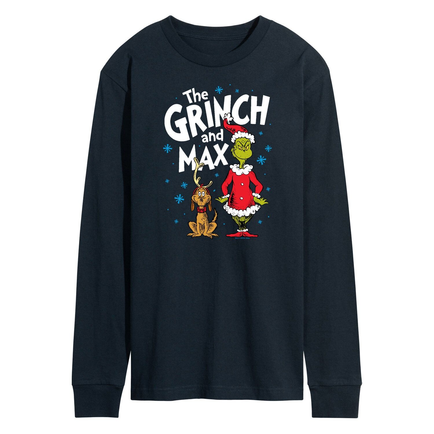 Мужская футболка с длинными рукавами Dr. Seuss The Grinch and Max Licensed Character
Мужская футболка с длинными рукавами Dr. Seuss The Grinch and Max Licensed Character