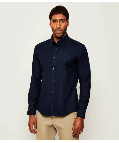 Рубашка H-roan-bd-e-c1-253 Slim fit Boss, синий 
Рубашка H-roan-bd-e-c1-253 Slim fit Boss, синий