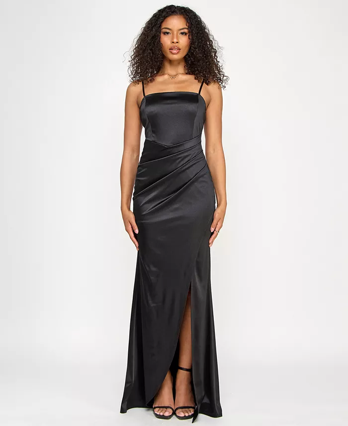 Платье плиссированное для юниоров Emerald Sundae, черный 
Платье плиссированное для юниоров Emerald Sundae, черный