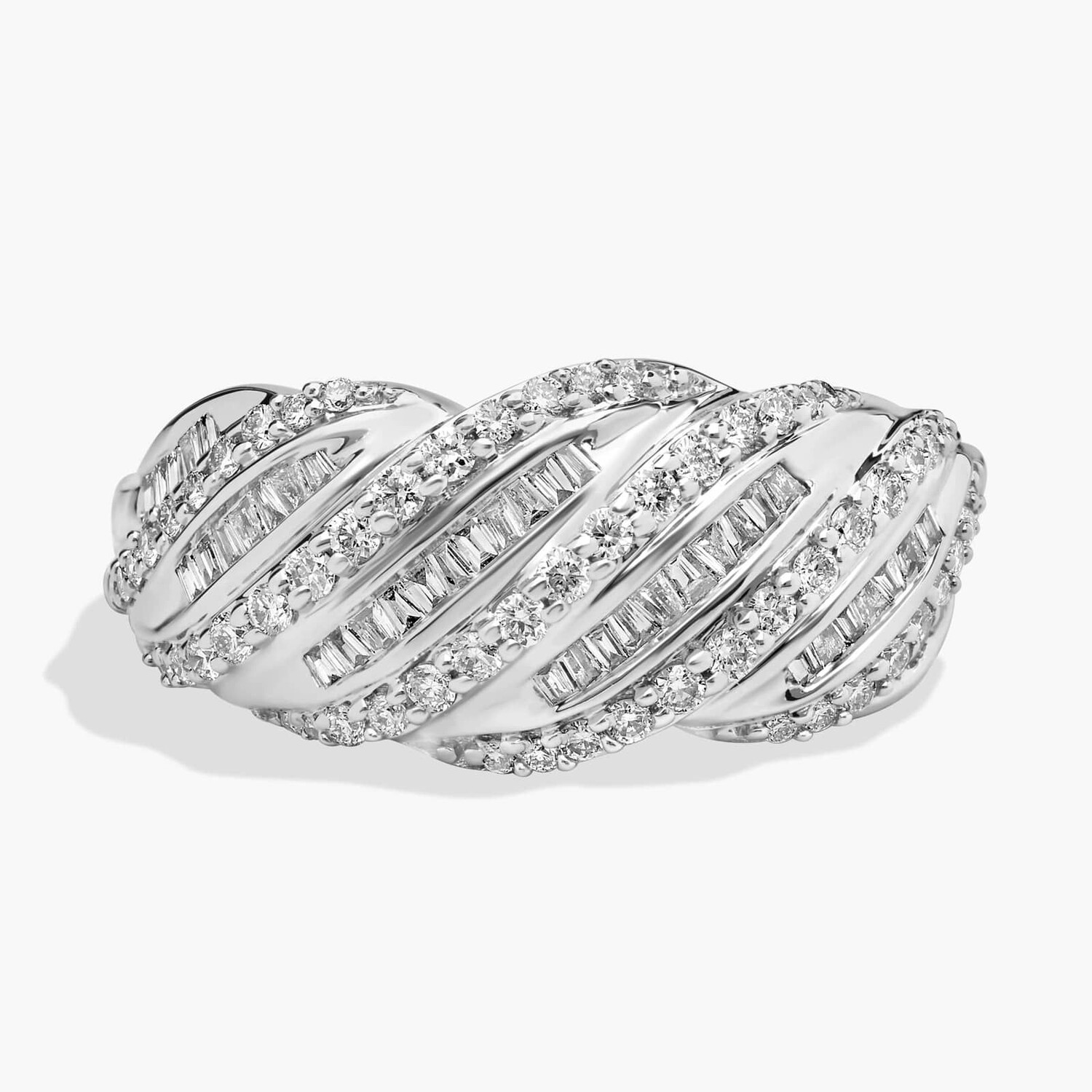 Кольцо с бриллиантами Twist из 14-каратного белого золота (1/2 карата) Blue Nile
Кольцо с бриллиантами Twist из 14-каратного белого золота (1/2 карата) Blue Nile