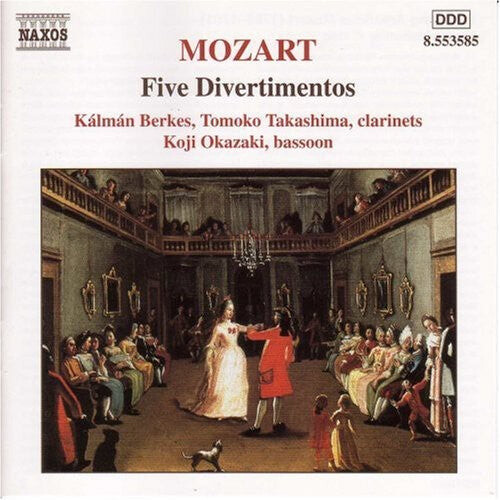CD диск Mozart / Berkes / Takashima / Okazaki: 5 Divertimentos K 439B
CD диск Mozart / Berkes / Takashima / Okazaki: 5 Divertimentos K 439B