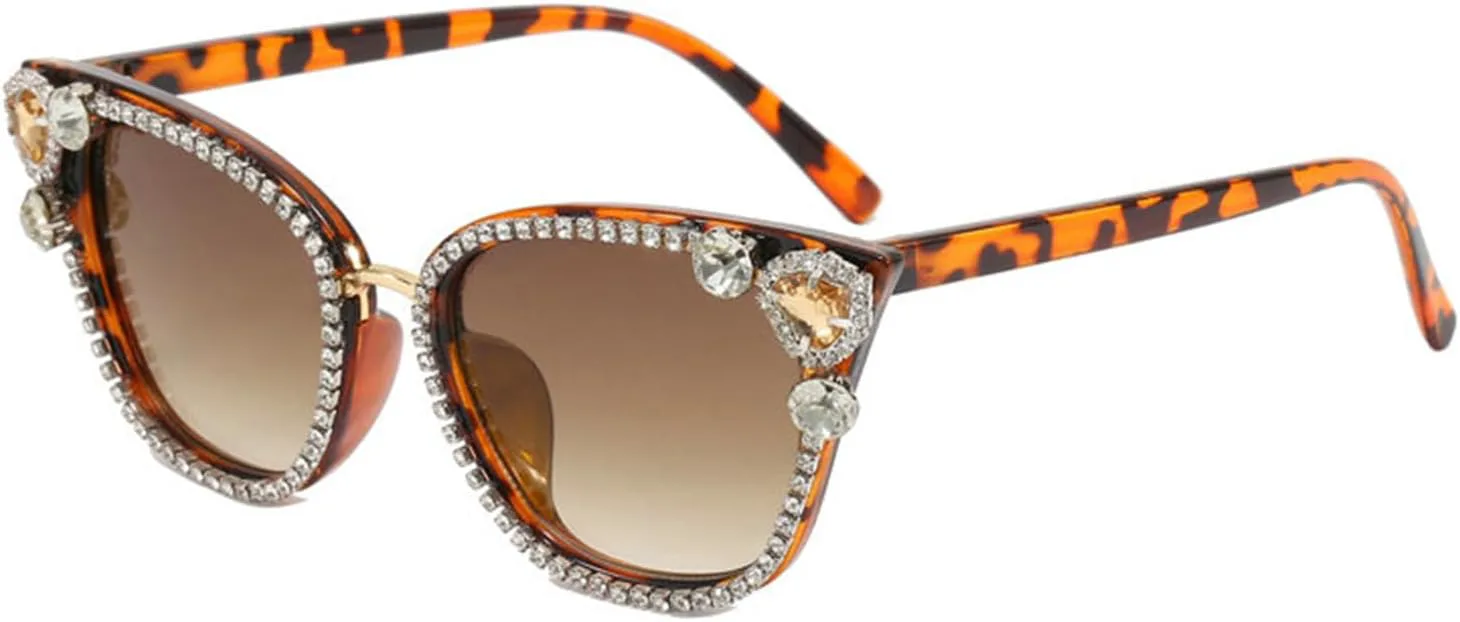 Солнцезащитные очки Willochra «Кошачий глаз» с кристаллами для женщин, модные, с бриллиантовым блеском, для вечеринки, сверкающие хрустальные очки F25, Leopard
Солнцезащитные очки Willochra «Кошачий глаз» с кристаллами для женщин, модные, с бриллиантовым блеском, для вечеринки, сверкающие хрустальные очки F25, Leopard