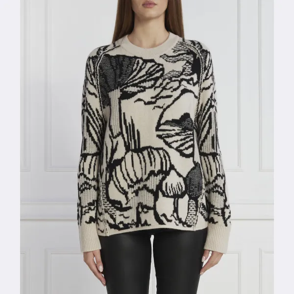 Шерстяной свитер обычного кроя с добавлением кашемира Marc Cain, бежевый
Шерстяной свитер обычного кроя с добавлением кашемира Marc Cain, бежевый