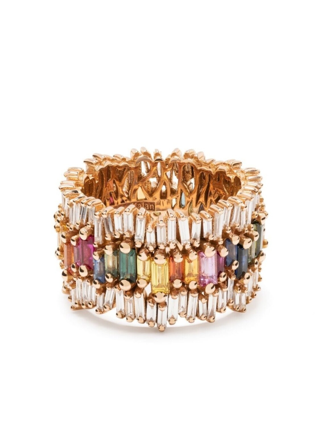 Кольцо из розового золота с бриллиантами и сапфирами Suzanne Kalan, розовый
Кольцо из розового золота с бриллиантами и сапфирами Suzanne Kalan, розовый