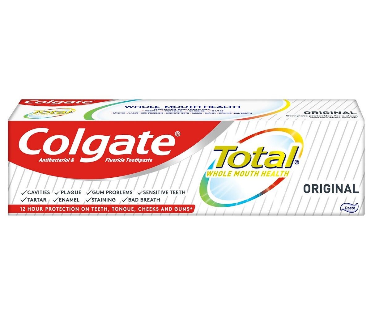 Colgate Total Orginal Зубная паста, 75 ml
Colgate Total Orginal Зубная паста, 75 ml