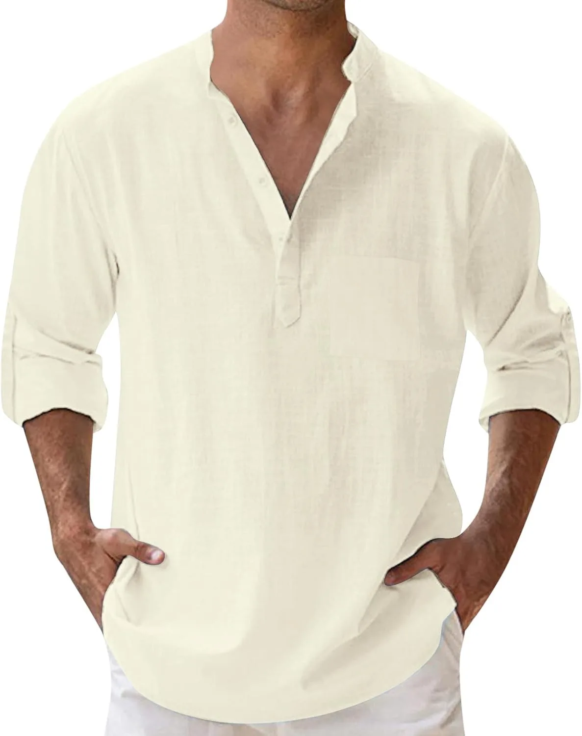 Мужская хлопковая рубашка-поло с длинным рукавом Casual Slim Fit
Мужская хлопковая рубашка-поло с длинным рукавом Casual Slim Fit