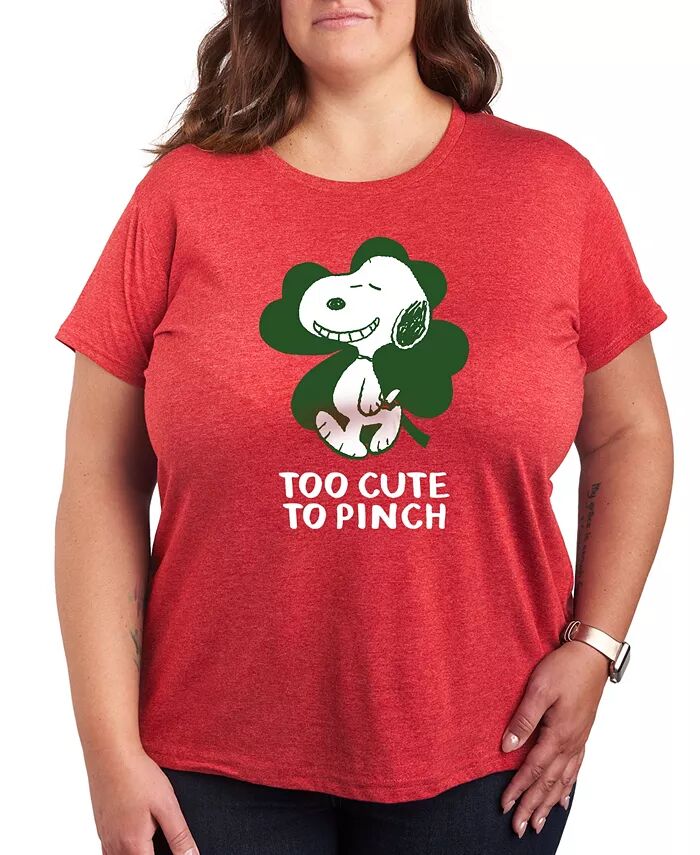 Футболка с круглым вырезом и принтом Peanuts Too Cute To Pinch большого размера Hybrid Apparel, красный
Футболка с круглым вырезом и принтом Peanuts Too Cute To Pinch большого размера Hybrid Apparel, красный