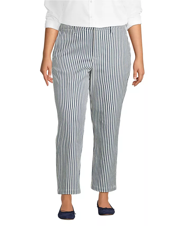 Женские классические прямые брюки-чинос со средней посадкой Lands' End, коричневый/бежевый
Женские классические прямые брюки-чинос со средней посадкой Lands' End, коричневый/бежевый