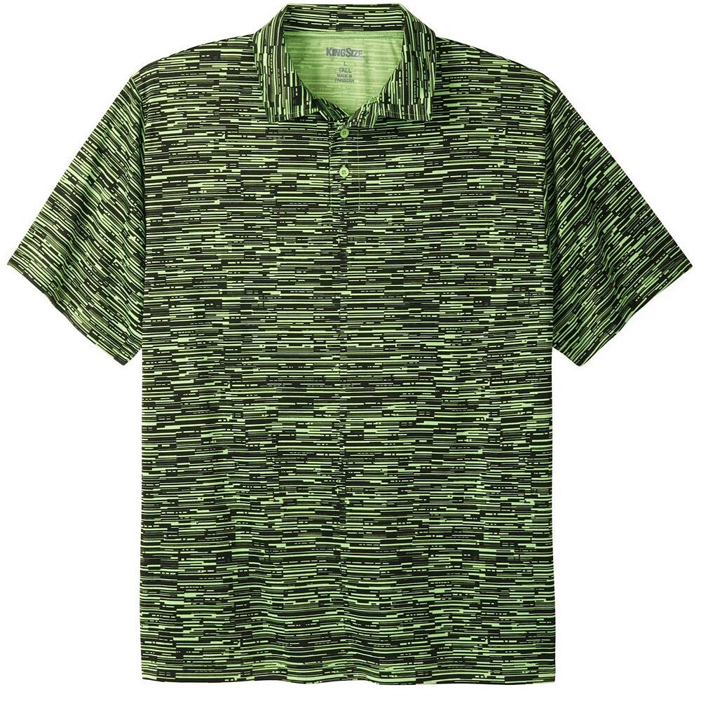 Мужская рубашка-поло без пота Kingsize Big & Tall KingSize, цвет Electric Green Digital
Мужская рубашка-поло без пота Kingsize Big & Tall KingSize, цвет Electric Green Digital