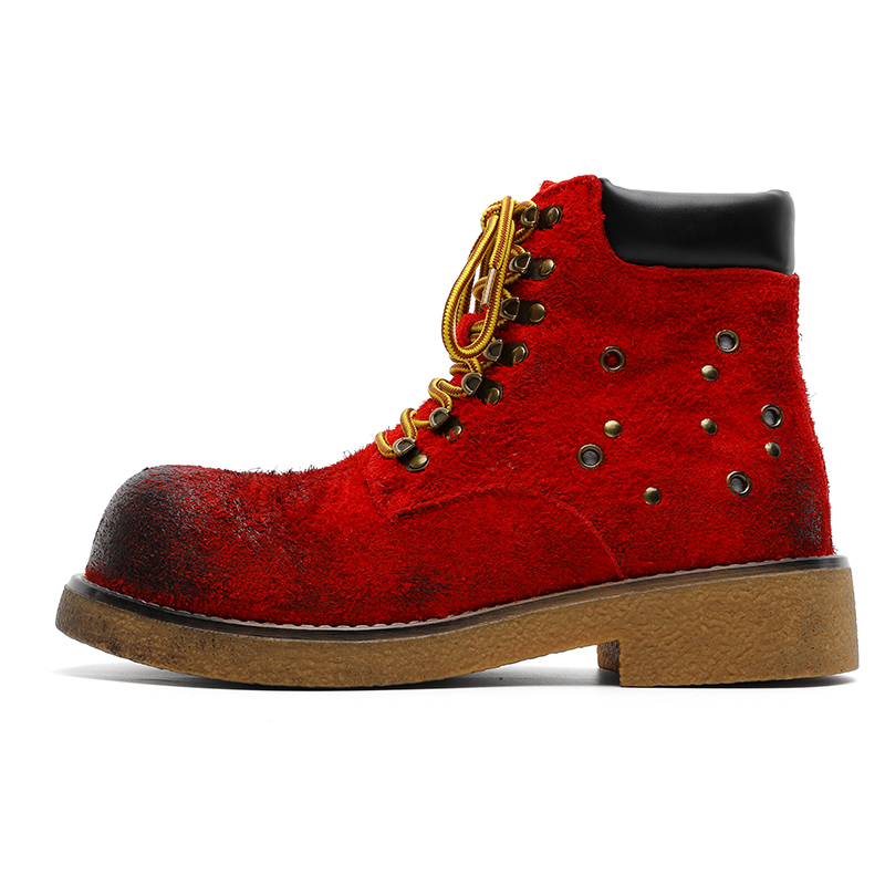 ZHENRAN Мужские ботинки Martin черно-красные, цвет Red
ZHENRAN Мужские ботинки Martin черно-красные, цвет Red