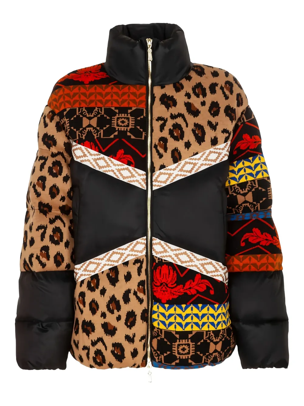 Куртка в технике пэчворк с леопардовым принтом Akep, черный
Куртка в технике пэчворк с леопардовым принтом Akep, черный