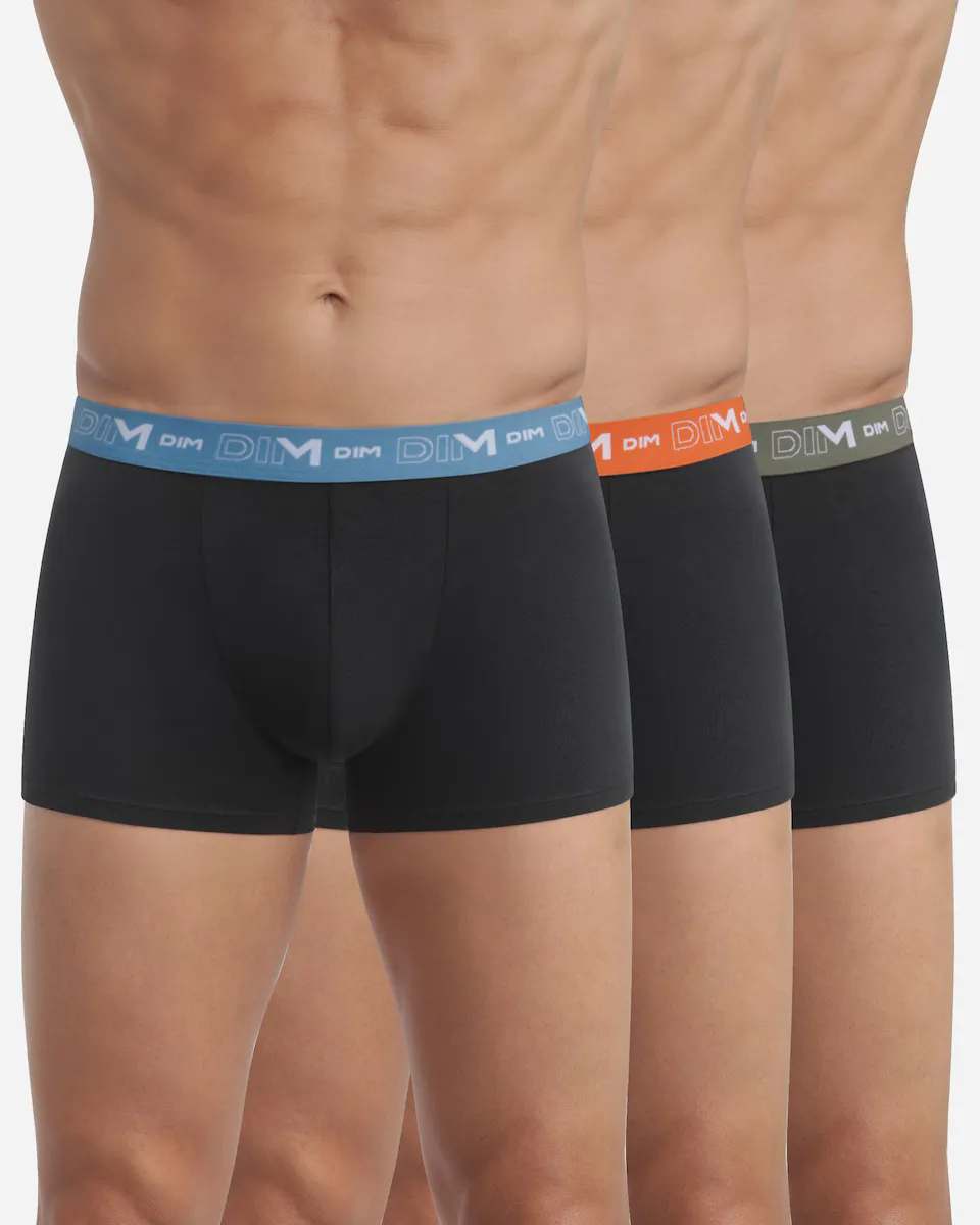 Упаковка из 3-х стандартных трусов-боксеров из эластичного хлопка Dim, черный
Упаковка из 3-х стандартных трусов-боксеров из эластичного хлопка Dim, черный