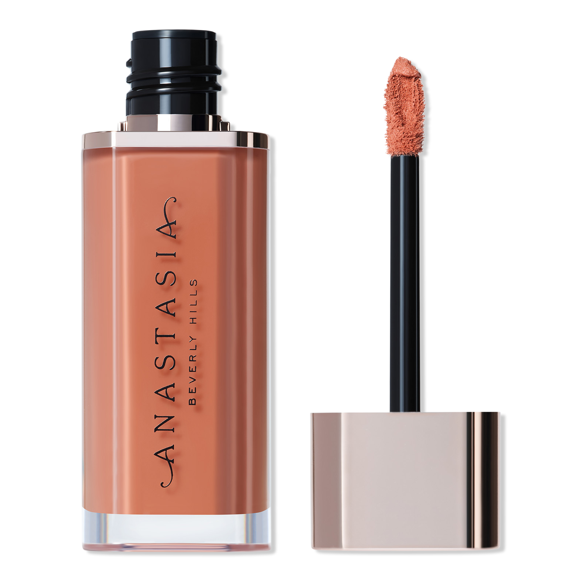 Губная бархатная муссовая помада с высокой пигментацией Anastasia Beverly Hills, Peach Amber (deep warm peach)
Губная бархатная муссовая помада с высокой пигментацией Anastasia Beverly Hills, Peach Amber (deep warm peach)