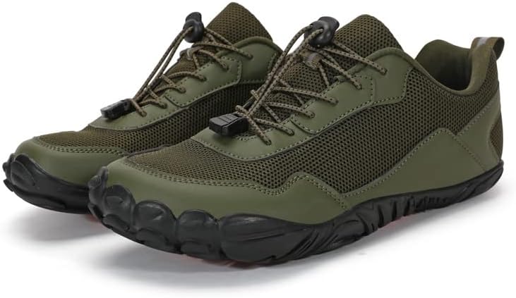 Мужские нескользящие походные ботинки, обувь на толстой подошве для сплавов по рекам, скалолазания, легкая обувь для езды на велосипеде и прогулок по тропам, прочная обувь в стиле «босиком» Qacksv, зеленый
Мужские нескользящие походные ботинки, обувь на толстой подошве для сплавов по рекам, скалолазания, легкая обувь для езды на велосипеде и прогулок по тропам, прочная обувь в стиле «босиком» Qacksv, зеленый