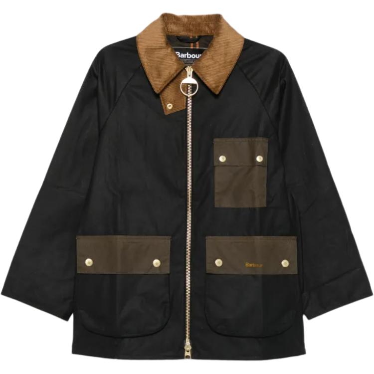 Куртка с вельветовым воротником Barbour, черный
Куртка с вельветовым воротником Barbour, черный