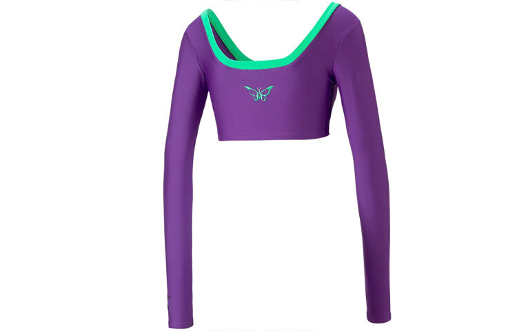 Укороченный топ женский фиолетовый Puma
Укороченный топ женский фиолетовый Puma
