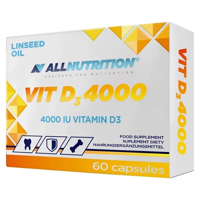 Витамин Д3 в капсулах Allnutrition Vit D3 4000, 60 шт
Витамин Д3 в капсулах Allnutrition Vit D3 4000, 60 шт