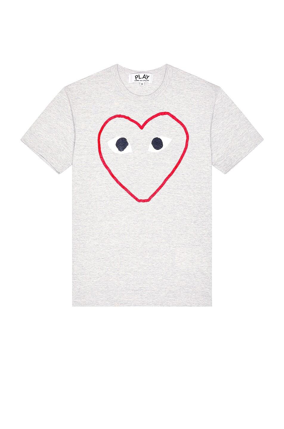 Футболка Comme des Garçons Heart Logo, серый
Футболка Comme des Garçons Heart Logo, серый