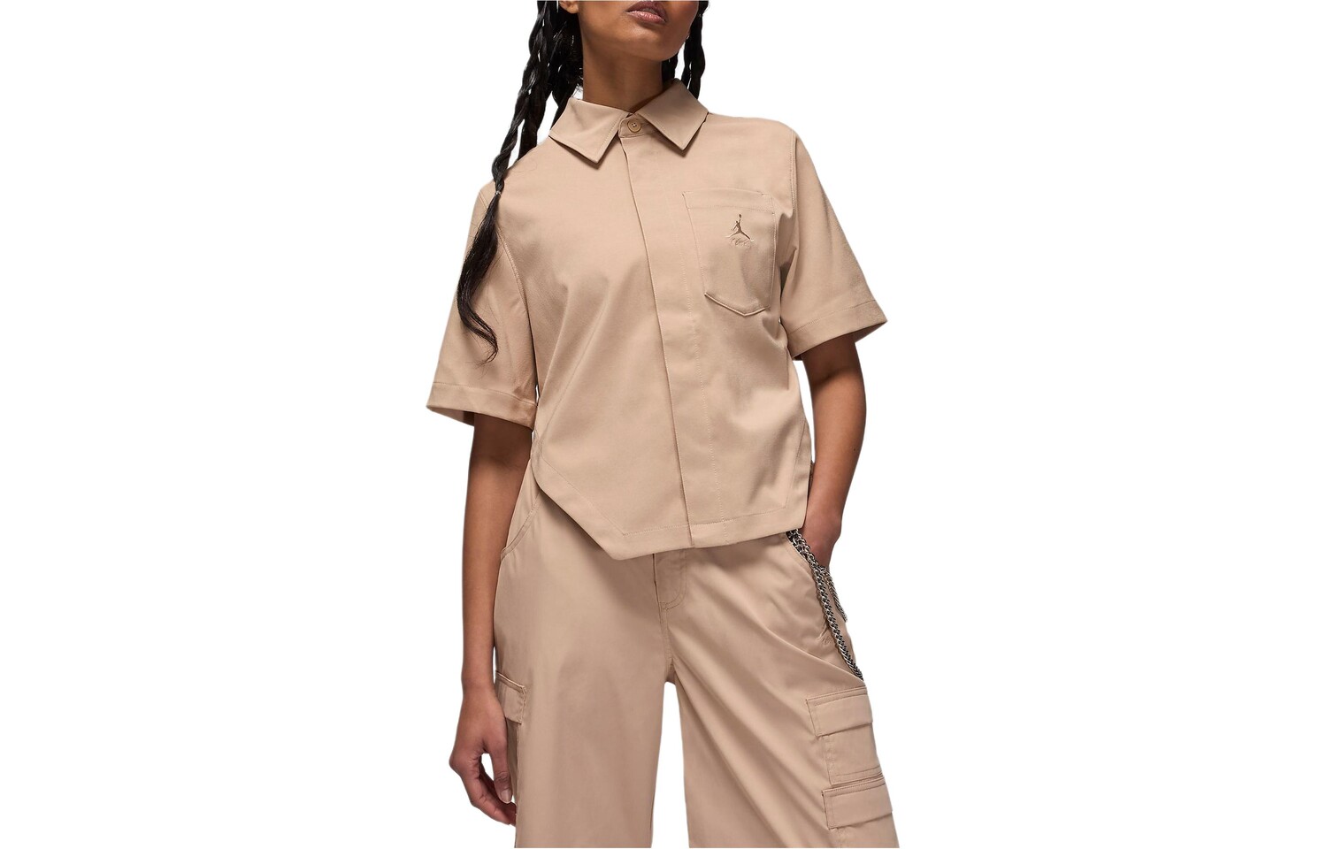 Рубашка женская коричневая Jordan
Рубашка женская коричневая Jordan