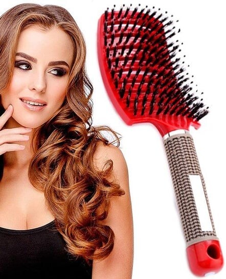 Профессиональная профилированная щетка для распутывания волос cocoSpa.
Профессиональная профилированная щетка для распутывания волос cocoSpa.
