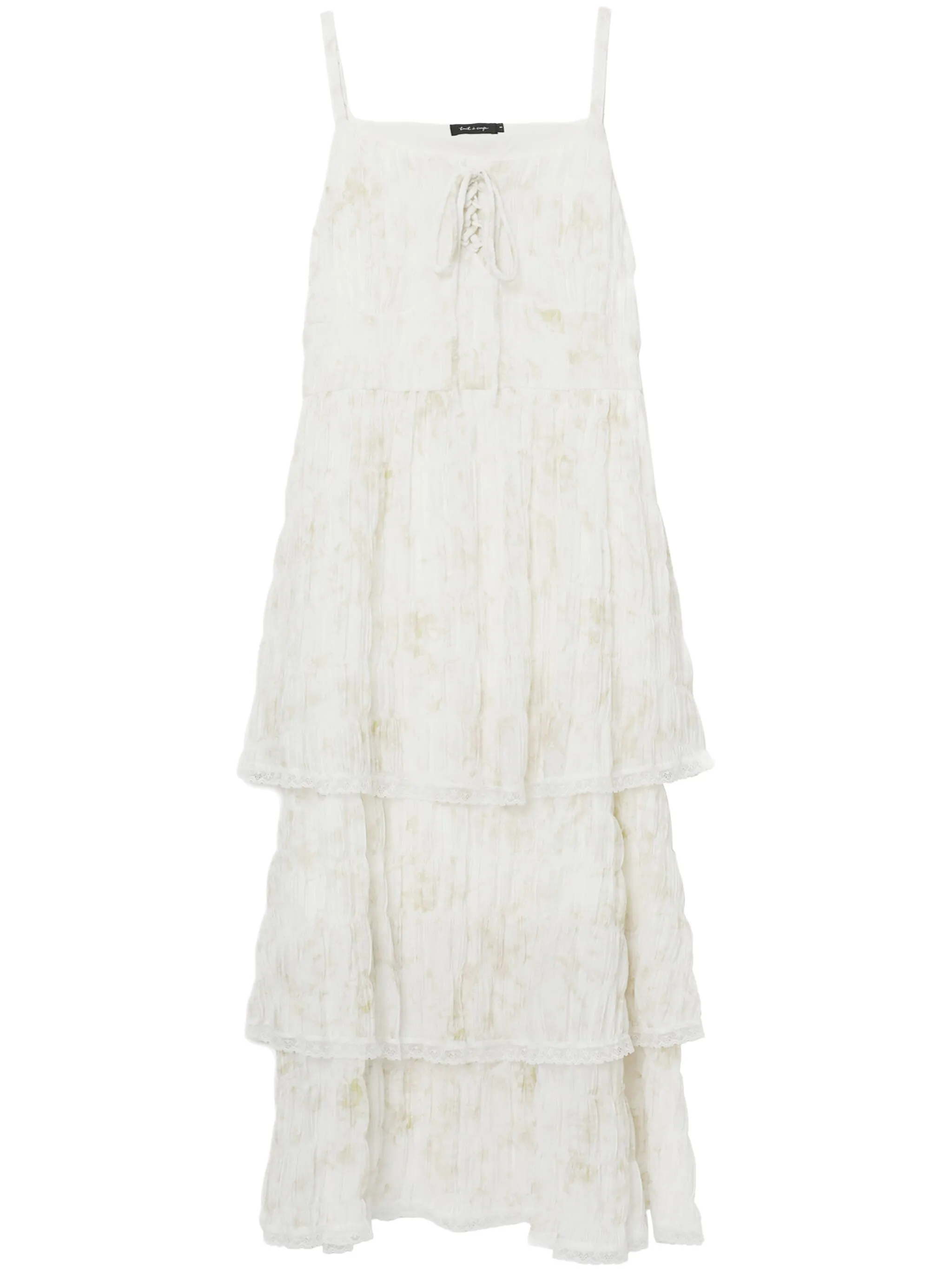 Многослойное платье миди с цветочным принтом Tout A Coup, нейтральный
Многослойное платье миди с цветочным принтом Tout A Coup, нейтральный