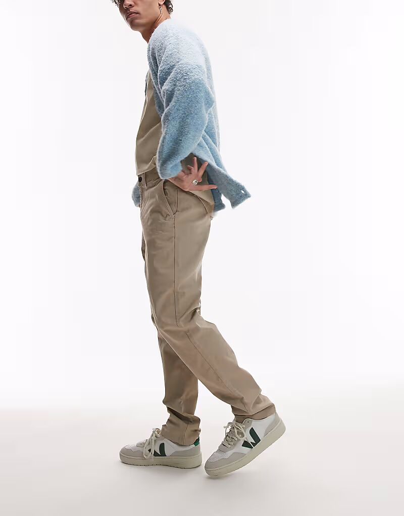 Узкие брюки-чинос Topman, серо-бежевый
Узкие брюки-чинос Topman, серо-бежевый