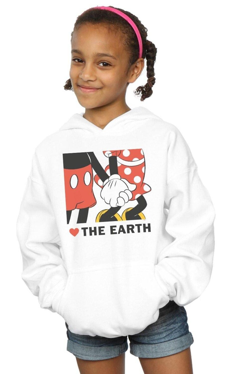 Толстовка с Микки Маусом в форме сердца и земли Disney, белый
Толстовка с Микки Маусом в форме сердца и земли Disney, белый