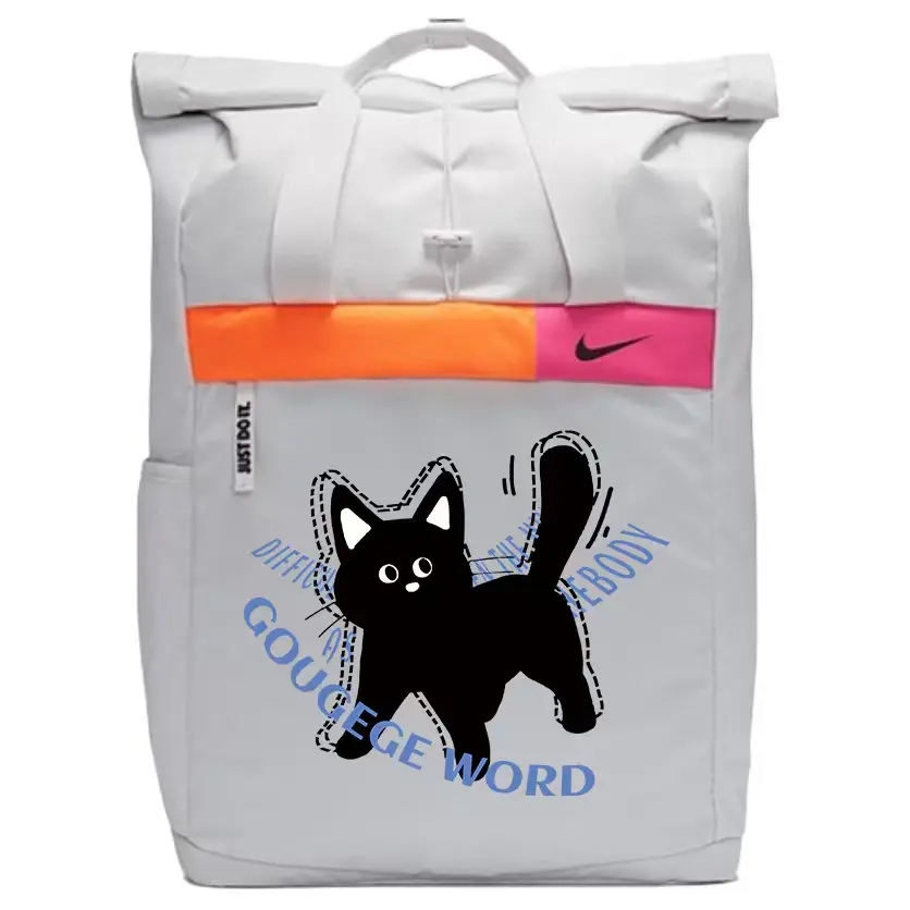 Nike Полиэстеровый рюкзак обычный унисекс светло-серебристый серый, Fluffy Shocked Cat
Nike Полиэстеровый рюкзак обычный унисекс светло-серебристый серый, Fluffy Shocked Cat
