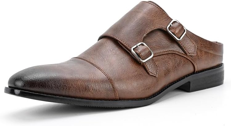 Мужские кожаные туфли MGGMOKAY с открытой пяткой, мюли, формальные лоферы для мужчин, деловая обувь на лето, коричневый
Мужские кожаные туфли MGGMOKAY с открытой пяткой, мюли, формальные лоферы для мужчин, деловая обувь на лето, коричневый