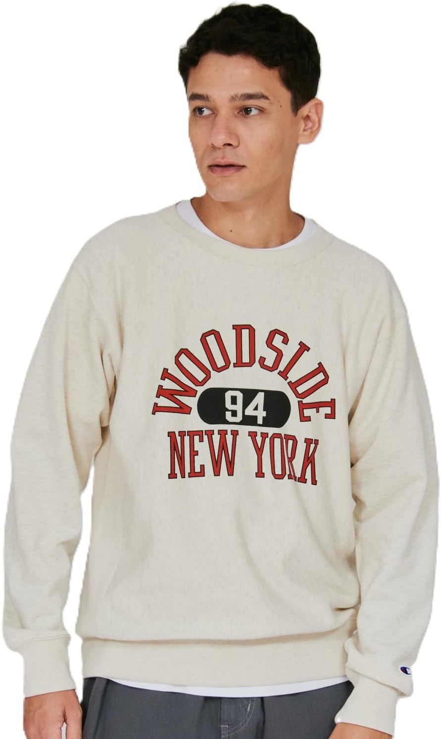 Мужская толстовка Champion Loungewear с длинным рукавом, круглым вырезом, 100% хлопок, 10 унций, свободный крой, графический принт, технология REVERSE WEAVE(R), Reverse Weave C3-D001, овсяный
Мужская толстовка Champion Loungewear с длинным рукавом, круглым вырезом, 100% хлопок, 10 унций, свободный крой, графический принт, технология REVERSE WEAVE(R), Reverse Weave C3-D001, овсяный