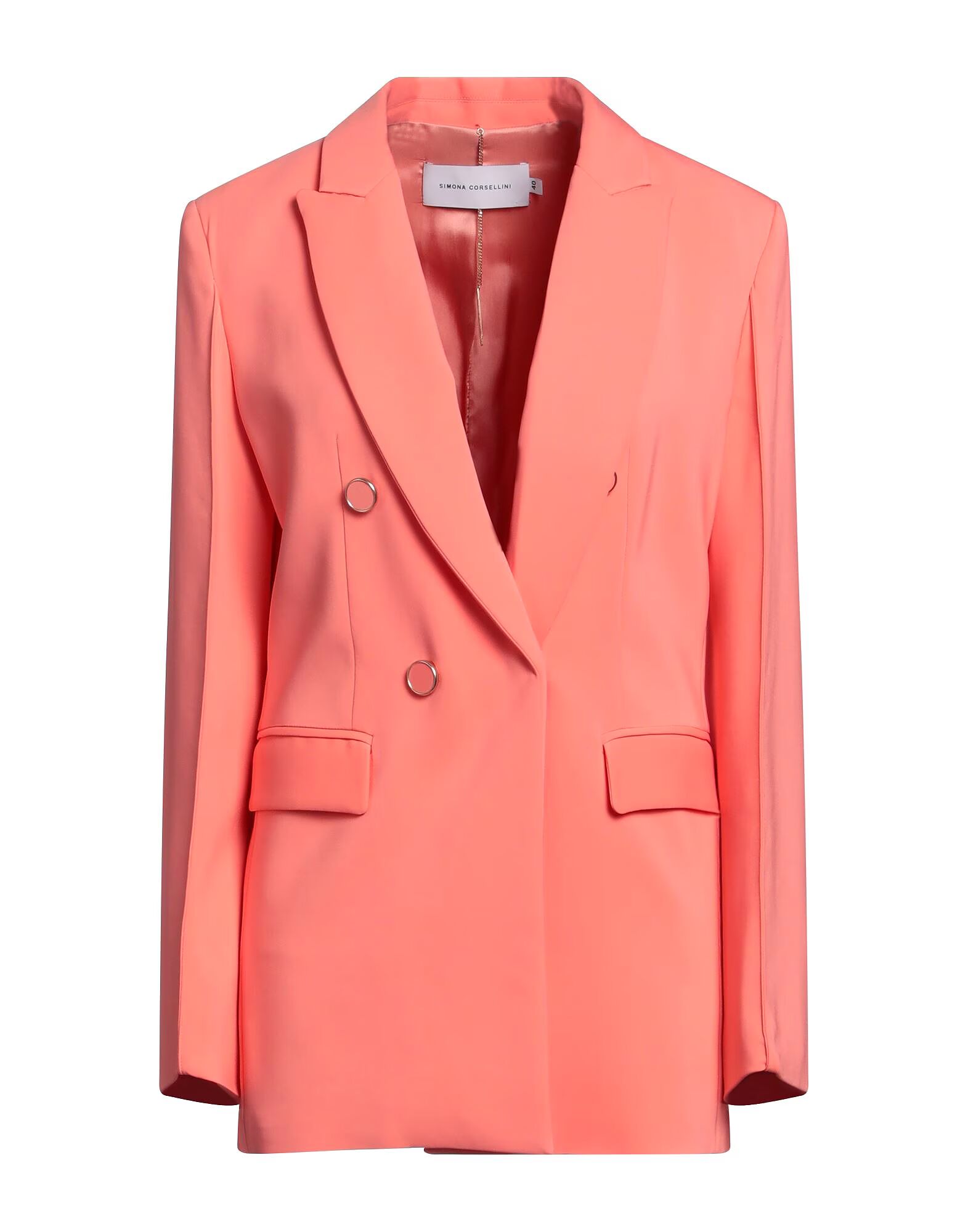 Блейзер Simona Corsellini, лососево-розовый
Блейзер Simona Corsellini, лососево-розовый