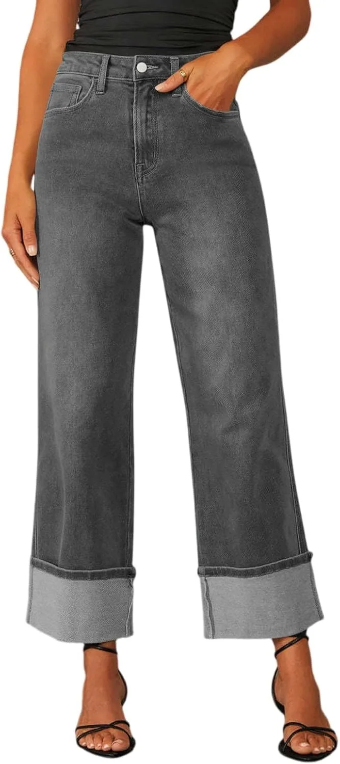 Женские джинсы с высокой талией и прямыми штанинами FlekmanArt
Женские джинсы с высокой талией и прямыми штанинами FlekmanArt