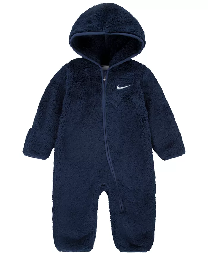 Детский комбинезон с капюшоном из шерпы для мальчиков и девочек Nike, синий
Детский комбинезон с капюшоном из шерпы для мальчиков и девочек Nike, синий