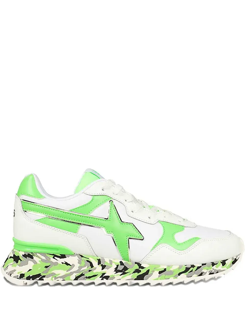 Кроссовки из камуфляжной кожи W6YZ, белый
Кроссовки из камуфляжной кожи W6YZ, белый