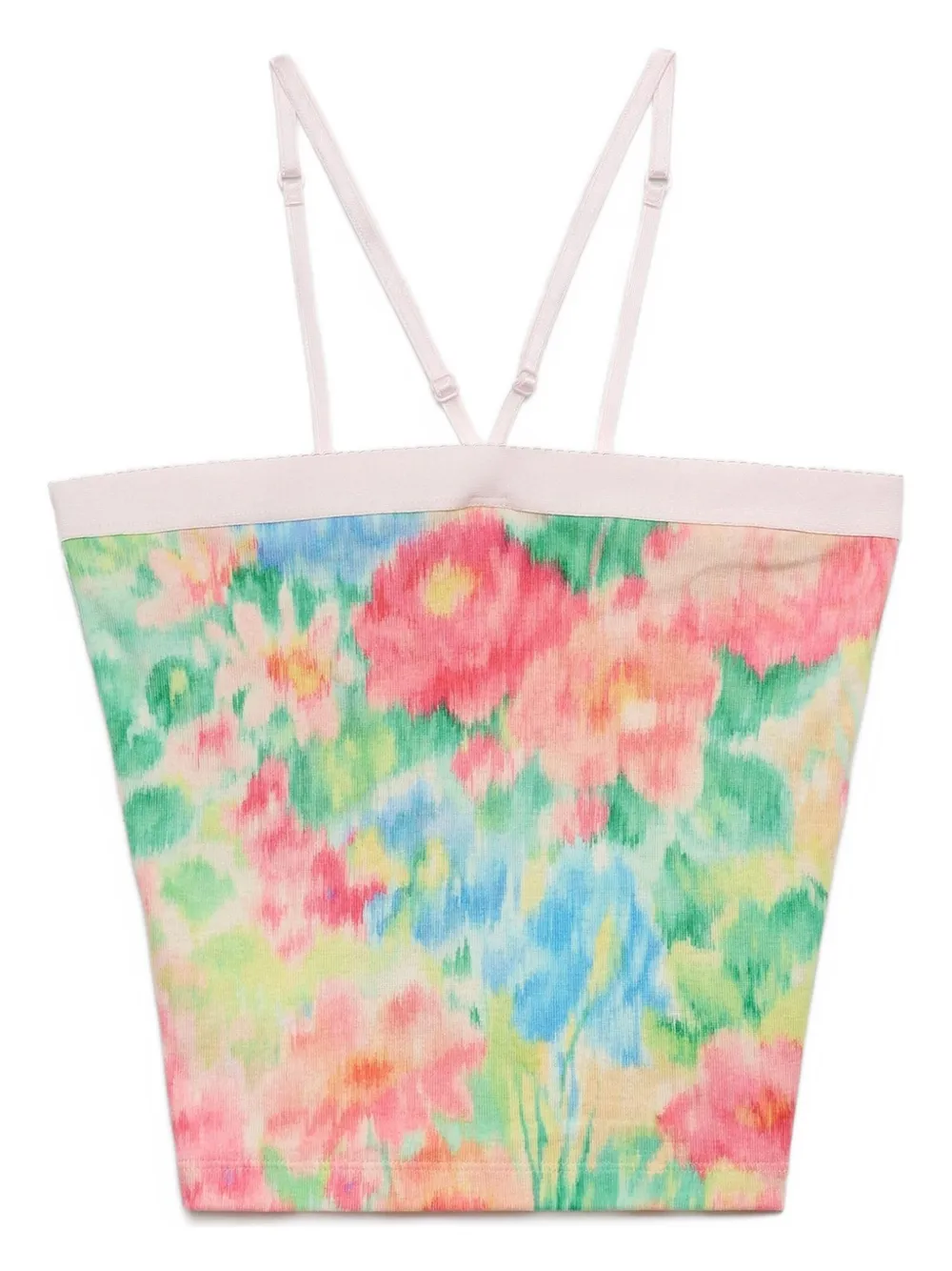 Топ с цветочным принтом и логотипом Prada, зеленый
Топ с цветочным принтом и логотипом Prada, зеленый