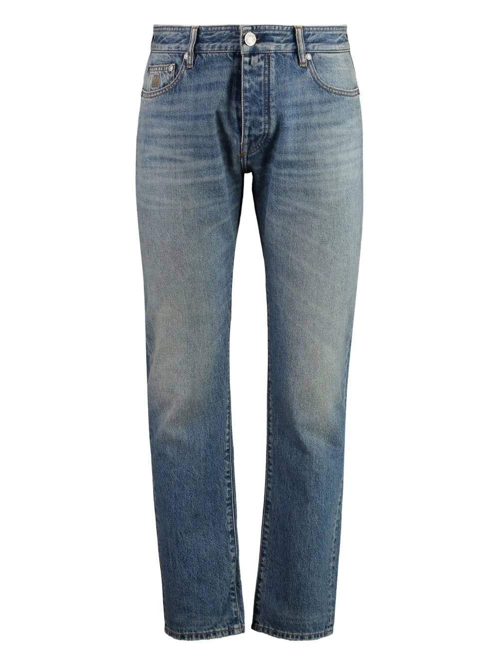 Джинсы с видимыми швами Moorer
Джинсы с видимыми швами Moorer