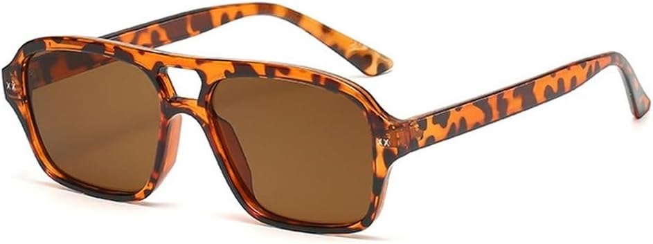 Ретро-солнцезащитные очки с двойной перемычкой для женщин, квадратной формы, модные очки с градиентным переходом цвета, трендовые мужские солнцезащитные очки с линзами Ocean Lens UV400 SKFGNX, Leopard Tea
Ретро-солнцезащитные очки с двойной перемычкой для женщин, квадратной формы, модные очки с градиентным переходом цвета, трендовые мужские солнцезащитные очки с линзами Ocean Lens UV400 SKFGNX, Leopard Tea