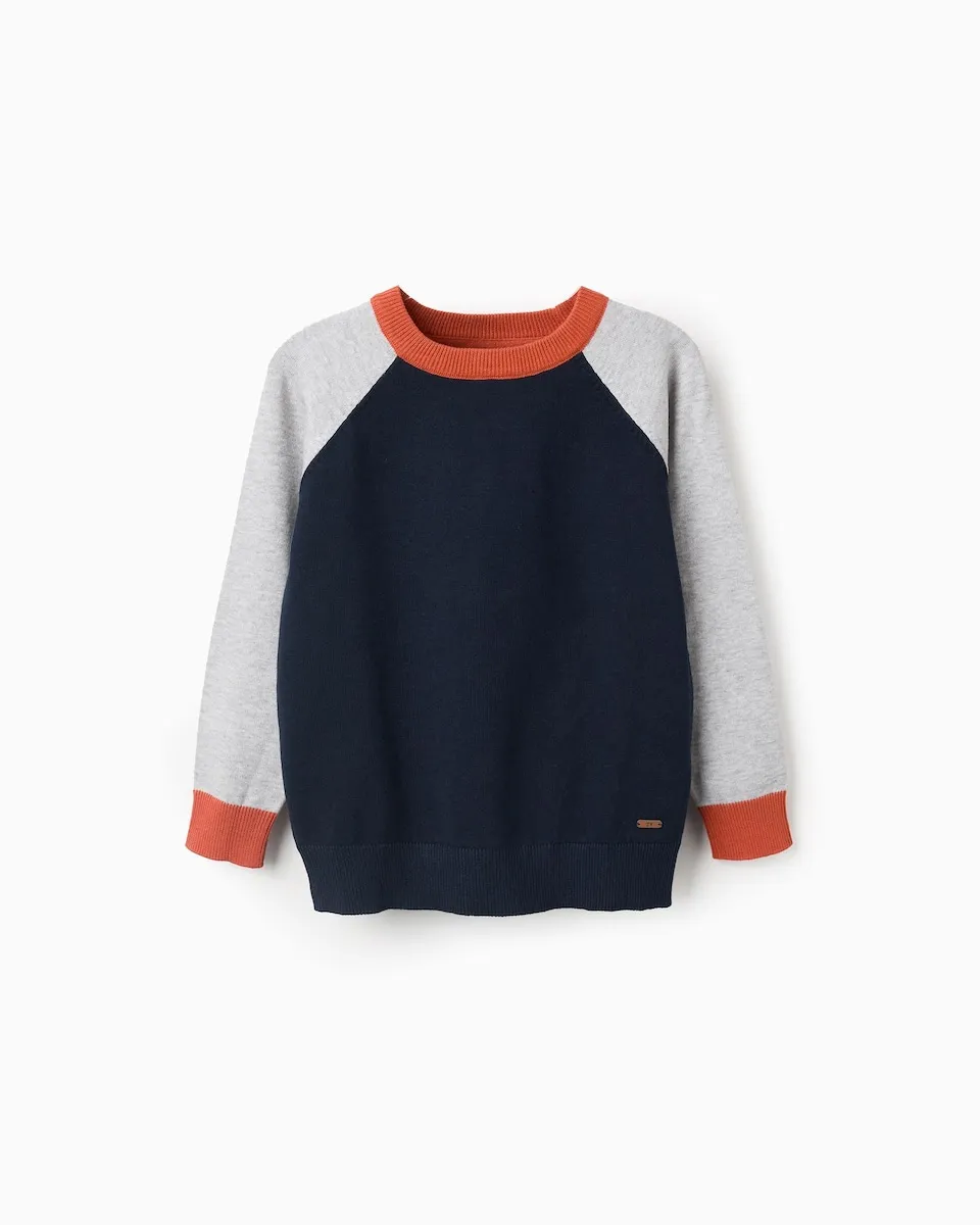 Детский вязаный джемпер с рукавом реглан Zippy, темно-синий
Детский вязаный джемпер с рукавом реглан Zippy, темно-синий