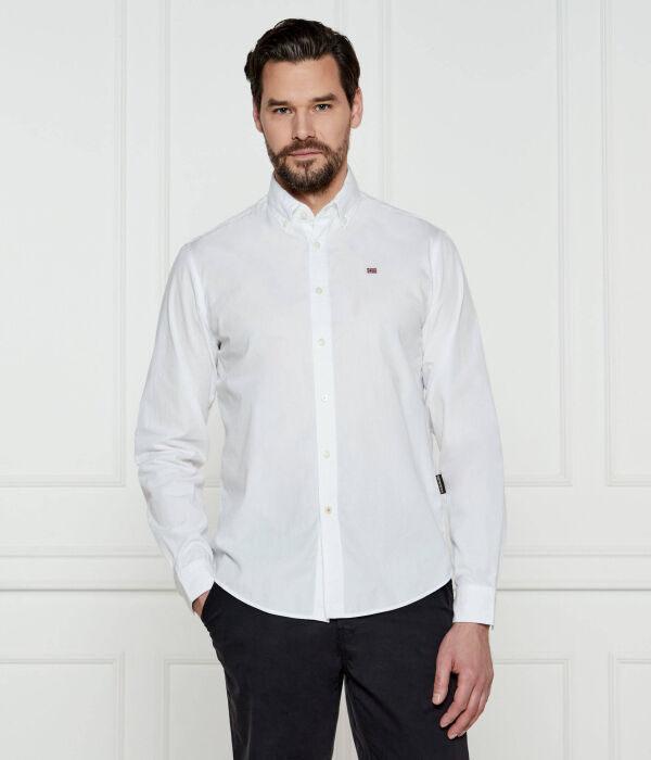 Рубашка мужская Napapijri хлопковая классическая, белый
Рубашка мужская Napapijri хлопковая классическая, белый