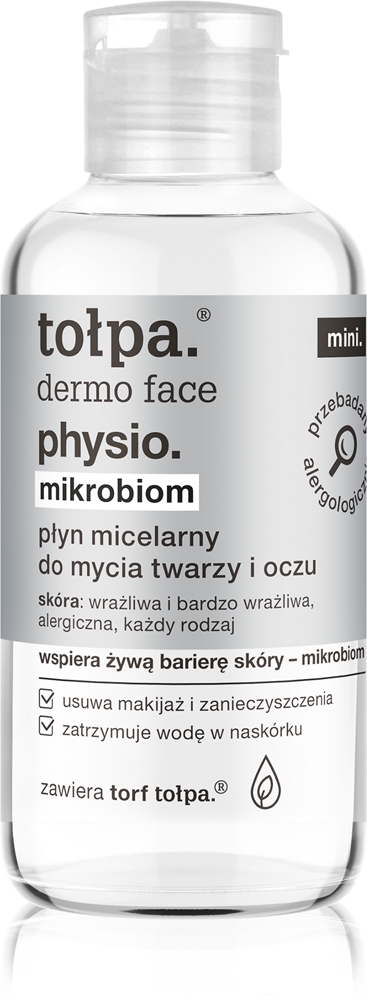 Мицеллярная вода для очищения лица с помощью физио-микробиома Dermo face Tołpa, 100 мл
Мицеллярная вода для очищения лица с помощью физио-микробиома Dermo face Tołpa, 100 мл