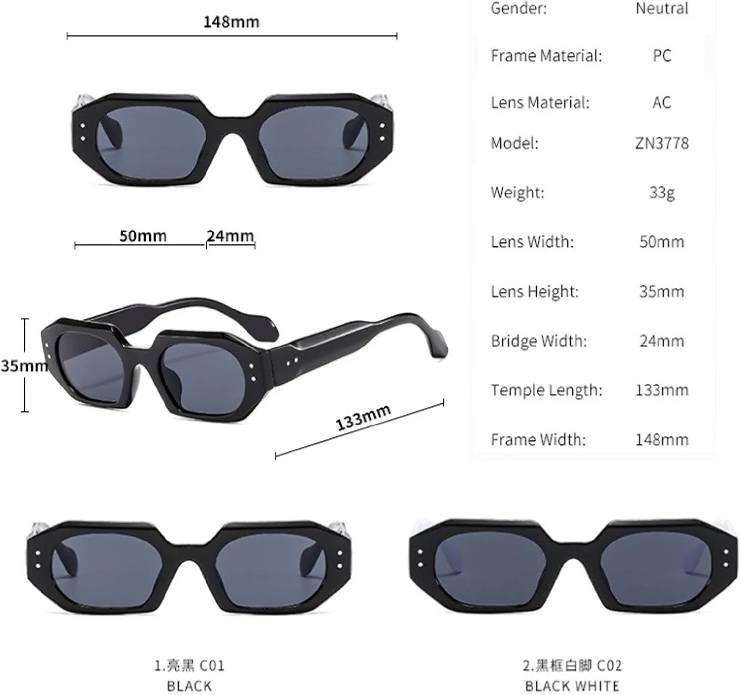 Модные солнцезащитные очки Polygon Small для женщин и мужчин с защитой от УФ-излучения UV400, винтажные, с заклепками, уникальные, для активного отдыха TVTBBVV, C7
Модные солнцезащитные очки Polygon Small для женщин и мужчин с защитой от УФ-излучения UV400, винтажные, с заклепками, уникальные, для активного отдыха TVTBBVV, C7