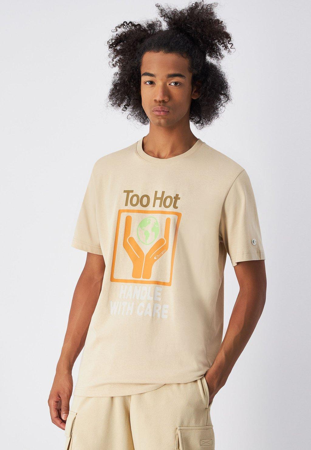 Футболка с принтом Champion, светло-коричневый
Футболка с принтом Champion, светло-коричневый