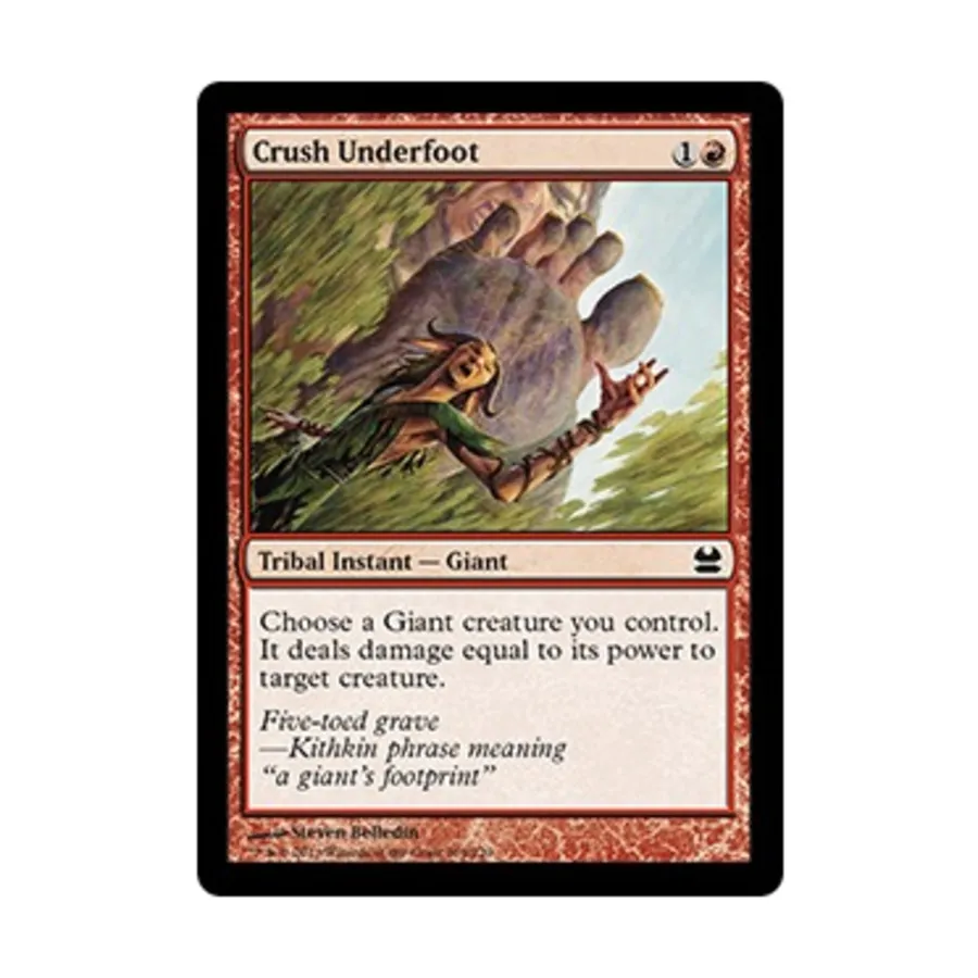 CCG Раздавить ногами (С), MTG - Modern Masters 2013
CCG Раздавить ногами (С), MTG - Modern Masters 2013