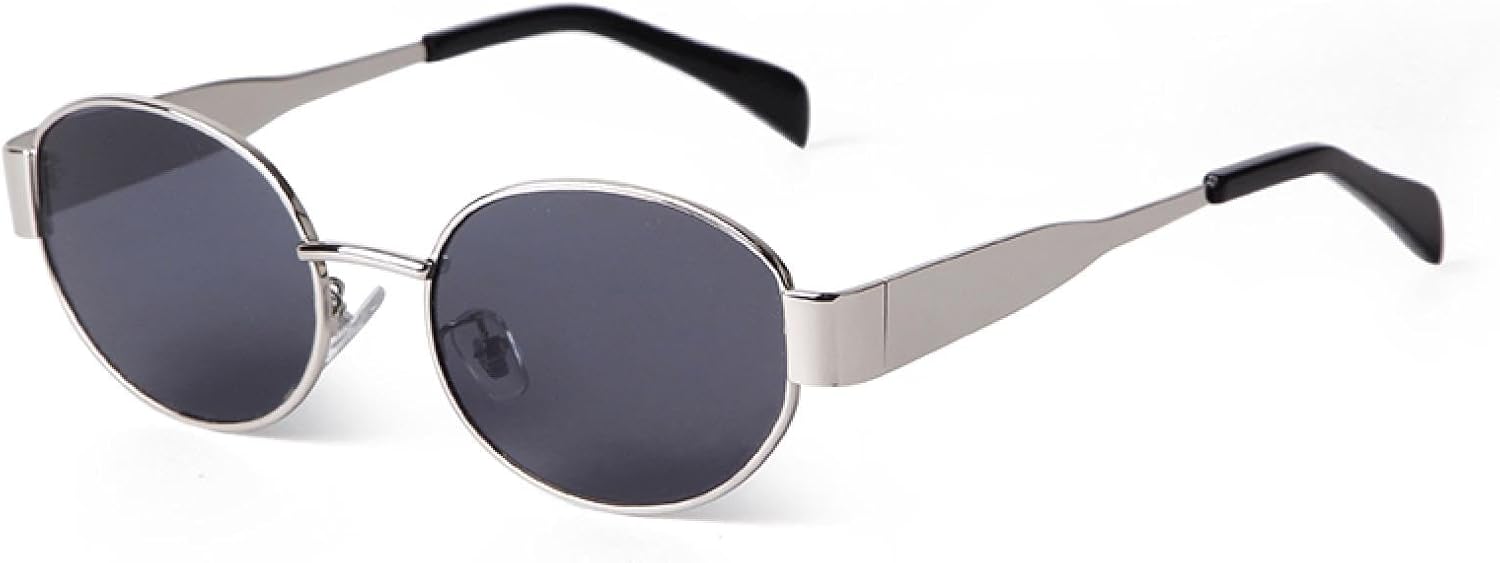 Ретро-очки овальной формы для женщин и мужчин. Модные винтажные солнцезащитные очки 90-х годов. Классические очки с защитой от УФ-излучения UV400 WNCKSQ, C4 Silver Grey
Ретро-очки овальной формы для женщин и мужчин. Модные винтажные солнцезащитные очки 90-х годов. Классические очки с защитой от УФ-излучения UV400 WNCKSQ, C4 Silver Grey