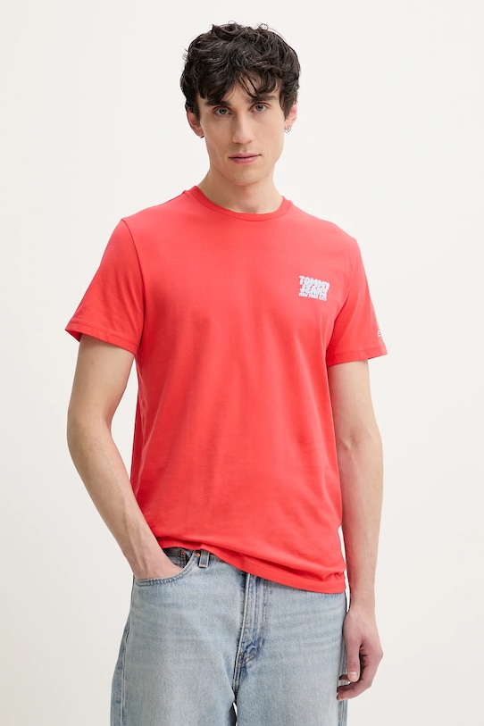 Хлопковая футболка Tommy Jeans, оранжевый
Хлопковая футболка Tommy Jeans, оранжевый